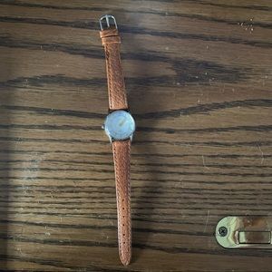 USN Quartz Japan Movement Watch with Leather Strap